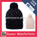 Fashion knitted woman winter hat